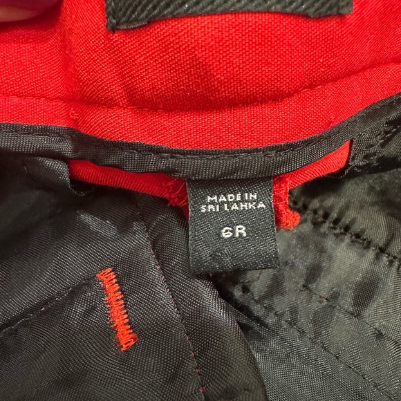 Express- red columnist ankle pants - Picture 6 of 7